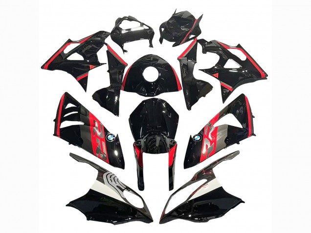 Purchase 2009-2014 Red Glossy Black BMW S1000RR Motorcycle Fairing UK