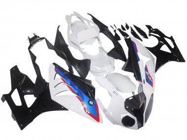 Purchase 2009-2014 White Red Blue Glossy Black HP Becker Carbon BMW S1000RR Motorcycle Fairings UK