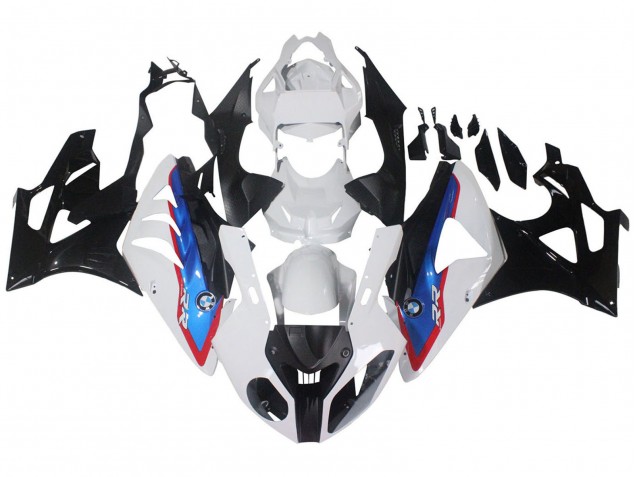 Purchase 2009-2014 White Red Blue Glossy Black HP Becker Carbon BMW S1000RR Motorcycle Fairings UK