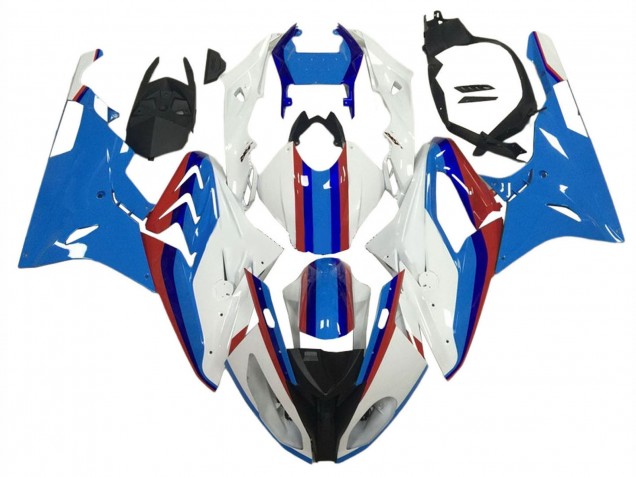 Purchase 2009-2014 White Red Blue BMW S1000RR Motorcycle Fairings UK