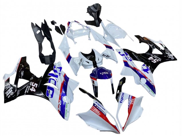 Purchase 2009-2014 White Red Blue Black Tyco BMW S1000RR Motorcycle Fairings UK