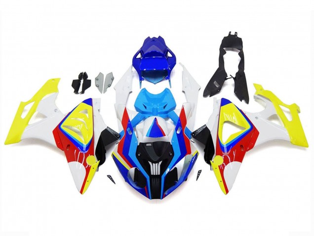 Purchase 2009-2014 White Red Blue Yellow BMW S1000RR Motorcycle Fairings UK