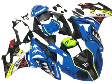 Purchase 2009-2014 Blue Yellow Red Black Shark VR 46 BMW S1000RR Motorcycle Fairings UK