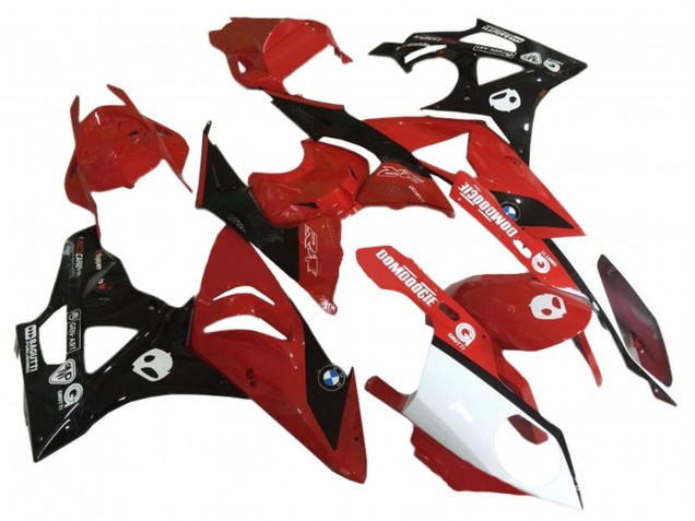Purchase 2009-2014 Red White Glossy Black BMW S1000RR Motorcycle Fairings UK