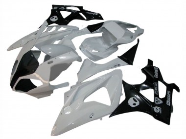 Purchase 2009-2014 White Glossy Black BMW S1000RR Motorcycle Fairings UK