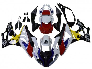 Purchase 2009-2014 White Red Yellow Black Castrol BMW S1000RR Motorcycle Fairings UK