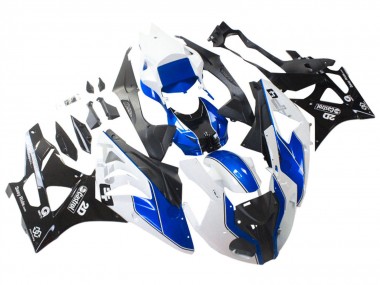Purchase 2009-2014 White Blue Glossy Black Castrol BMW S1000RR Motorcycle Fairings UK
