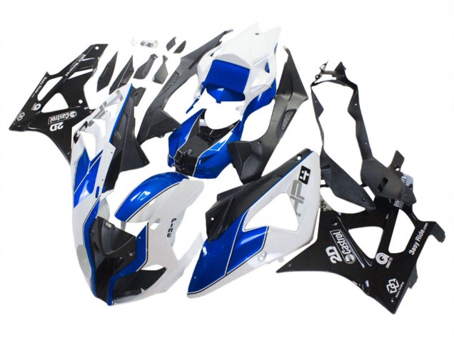 Purchase 2009-2014 White Blue Glossy Black Castrol BMW S1000RR Motorcycle Fairings UK