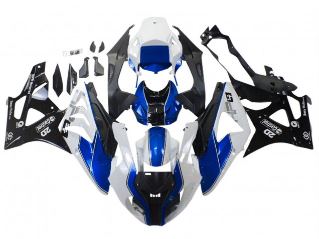 Purchase 2009-2014 White Blue Glossy Black Castrol BMW S1000RR Motorcycle Fairings UK