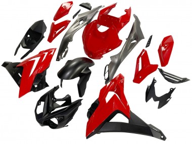 Purchase 2014-2016 Black Red BMW S1000R Motorcycle Fairings UK