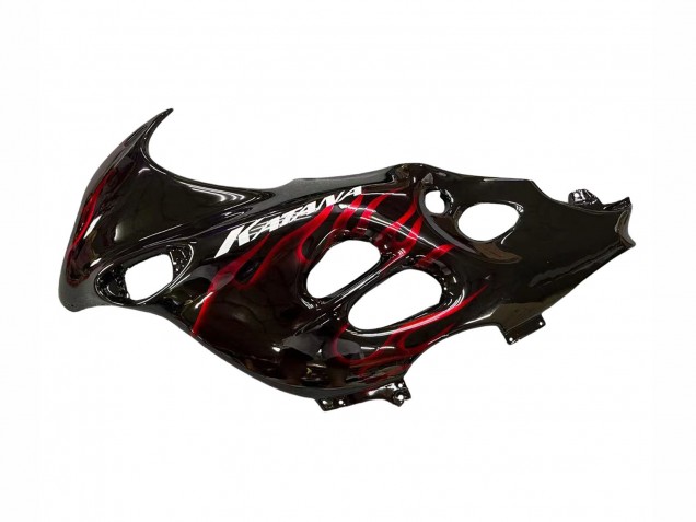 Purchase 2004-2006 Black with Red Flame Suzuki GSX600F/GSX750F Katana Motorcycle Fairings UK Purchase 2004-2006 Black with Red Flame Suzuki GSX600F/GSX750F Katana Motorcycle Fairings UK
