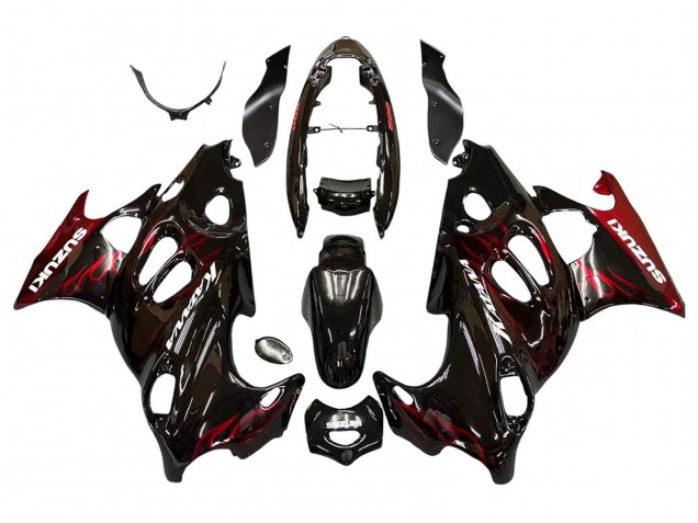 Purchase 2004-2006 Black with Red Flame Suzuki GSX600F/GSX750F Katana Motorcycle Fairings UK Purchase 2004-2006 Black with Red Flame Suzuki GSX600F/GSX750F Katana Motorcycle Fairings UK