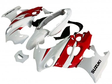 Purchase 2004-2006 White Red Suzuki GSX600F/GSX750F Motorcycle Fairings UK