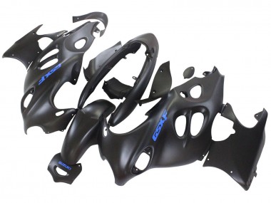 Purchase 2004-2006 Matte Black with Blue Logo Suzuki GSX600F/GSX750F Motorcycle Fairings UK