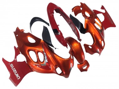 Purchase 2004-2006 Burnt Orange White Logo Suzuki GSX600F/GSX750F Motorcycle Fairings UK