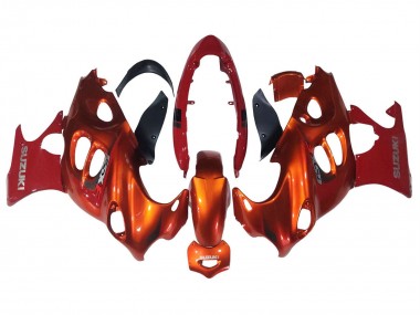 Purchase 2004-2006 Red with Silver Logo Suzuki GSX600F/GSX750F Katana Motorcycle Fairings UK