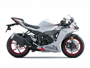 Purchase 2023-2025 Pearl White Black Red Kawasaki ZX6R Motorcycle Fairings UK