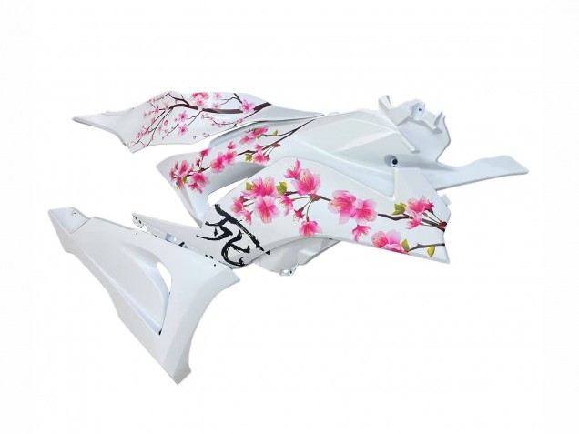 Purchase 2023-2025 Black White with Flower Kawasaki ZX6R Motorcycle Fairings UK Purchase 2023-2025 Black White with Flower Kawasaki ZX6R Motorcycle Fairings UK