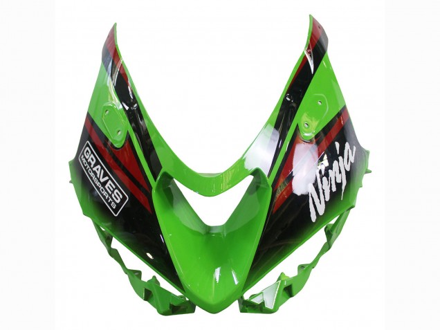 Purchase 2023-2025 Black Green Red Ninja Dunlop Kawasaki ZX6R Motorcycle Fairings UK Purchase 2023-2025 Black Green Red Ninja Dunlop Kawasaki ZX6R Motorcycle Fairings UK