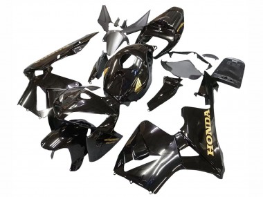 Purchase 2005-2006 Black with Gold Logo Honda CBR600RR Motorcycle Fairings UK