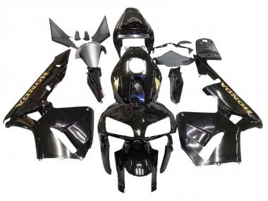 Purchase 2005-2006 Black with Gold Logo Honda CBR600RR Motorcycle Fairings UK