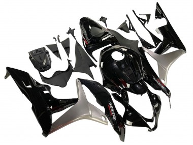 Purchase 2007-2008 Silver Glossy Black Honda CBR600RR Motorcycle Fairing Kits UK