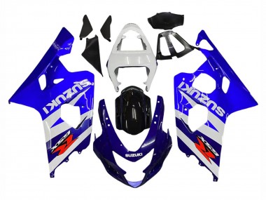 Purchase 2004-2005 White Blue Black Red Suzuki GSXR 600 / GSXR 750 Motorcycle Fairing Kits UK