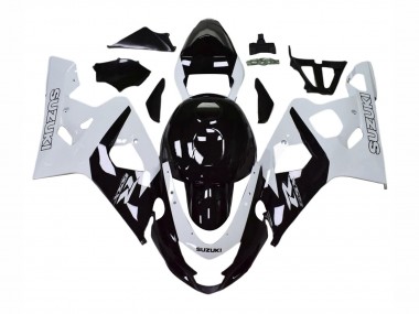 Purchase 2004-2005 White Black Suzuki GSXR 600 / GSXR 750 Motorcycle Fairings UK