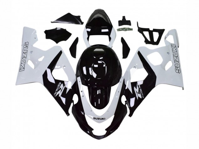 Purchase 2004-2005 White Black Suzuki GSXR 600 / GSXR 750 Motorcycle Fairings UK