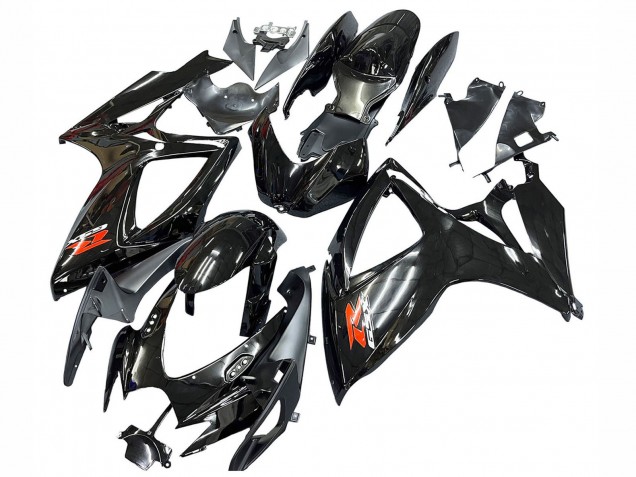 Purchase 2006-2007 Glossy Black Silver Red Suzuki GSXR 600 / GSXR 750 Motorcycle Fairings UK