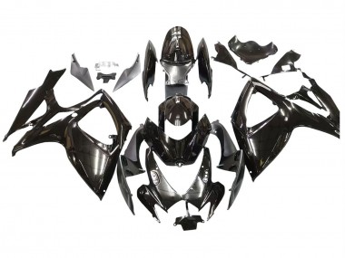 Purchase 2006-2007 Glossy Black Suzuki GSXR 600 / GSXR 750 Motorcycle Fairings UK
