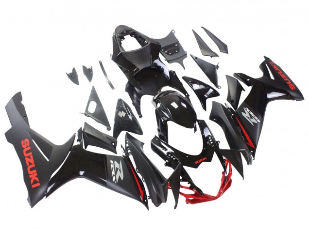Purchase 2011-2024 Black Grey Red Line Suzuki GSXR 600 / GSXR 750 Motorcycle Fairings UK