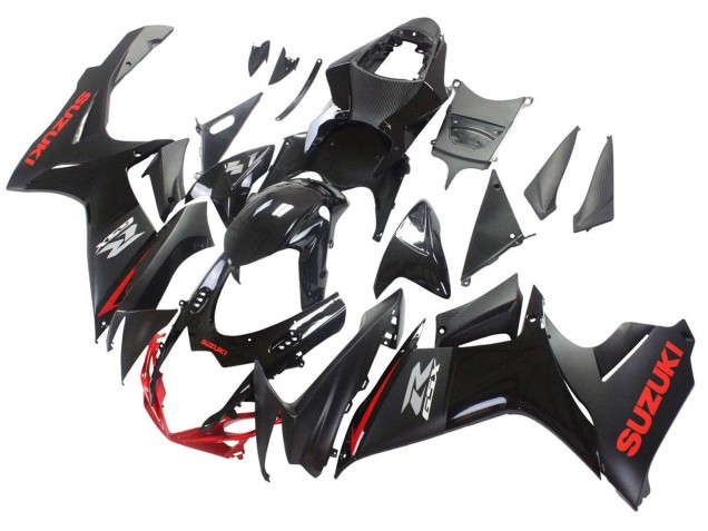 Purchase 2011-2024 Black Grey Red Line Suzuki GSXR 600 / GSXR 750 Motorcycle Fairings UK