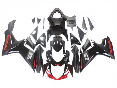 Purchase 2011-2024 Black Grey Red Line Suzuki GSXR 600 / GSXR 750 Motorcycle Fairings UK