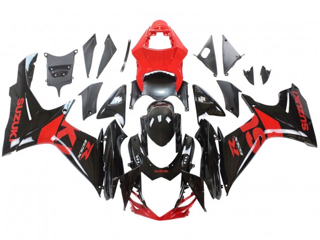 Purchase 2011-2024 Red Glossy Black Suzuki GSXR 600 / GSXR 750 Motorcycle Fairing Kits UK