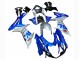 Purchase 2011-2024 Blue Silver Ecstar Suzuki GSXR 600 / GSXR 750 Motorcycle Fairings UK