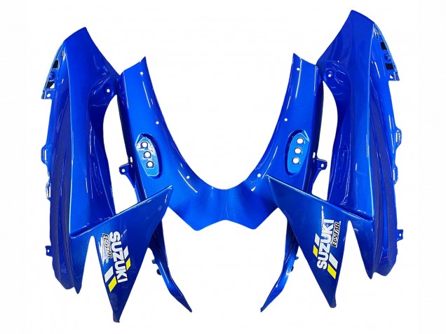Purchase 2011-2024 Blue Silver Ecstar Suzuki GSXR 600 / GSXR 750 Motorcycle Fairings UK