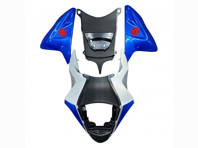 Purchase 2011-2024 Blue Silver Ecstar Suzuki GSXR 600 / GSXR 750 Motorcycle Fairings UK