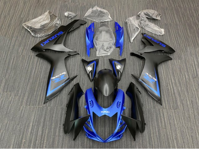 Purchase 2011-2024 Blue Matte Black Suzuki GSXR 600 / GSXR 750 Motorcycle Fairing Kits UK