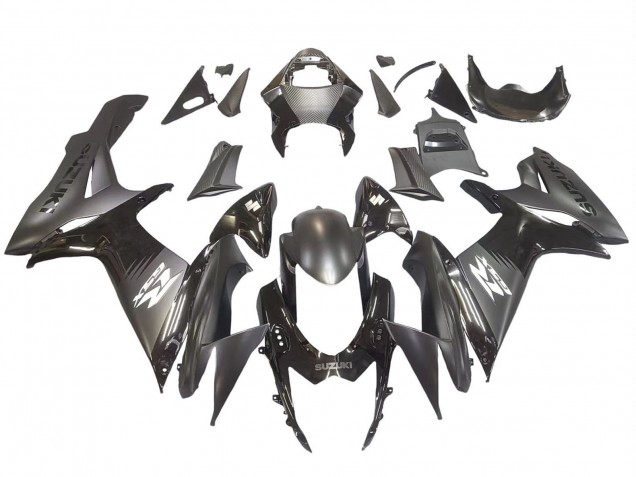 Purchase 2011-2024 Matte Black Glossy Black White Decal Suzuki GSXR 600 / GSXR 750 Motorcycle Fairings UK