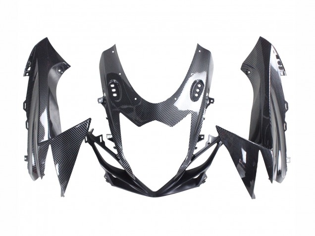Purchase 2011-2024 Black Carbon Fiber Red Suzuki GSXR 600 / GSXR 750 Motorcycle Fairings UK