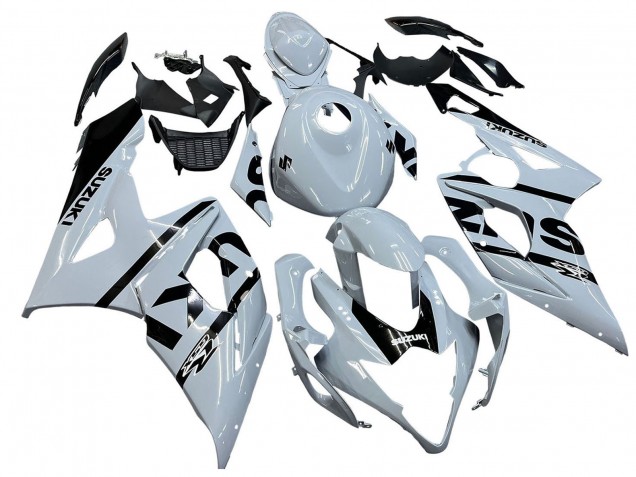 Purchase 2005-2006 White Black Suzuki GSXR 1000 Motorcycle Fairings UK