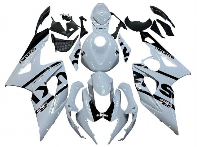 Purchase 2005-2006 White Black Suzuki GSXR 1000 Motorcycle Fairings UK