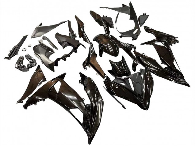 Purchase 2017-2019 Glossy Black Kawasaki Ninja 650 EX650 Motorcycle Fairings UK