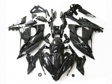 Purchase 2017-2019 Glossy Black Kawasaki Ninja 650 EX650 Motorcycle Fairings UK