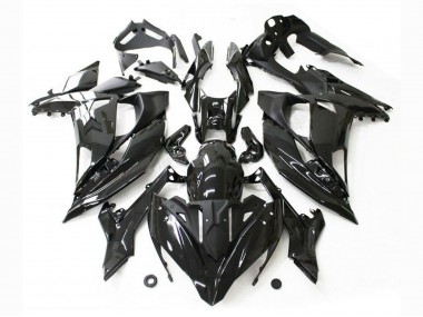 Purchase 2017-2019 Glossy Black Kawasaki Ninja 650 EX650 Motorcycle Fairings UK