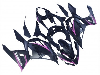 Purchase 2018-2024 Matte Black Pink Kawasaki Ninja 400 Motorcycle Fairings UK