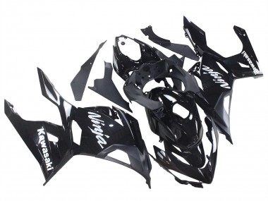 Purchase 2018-2024 Glossy Black Matte Black White Decals Kawasaki Ninja 400 Motorcycle Fairings UK