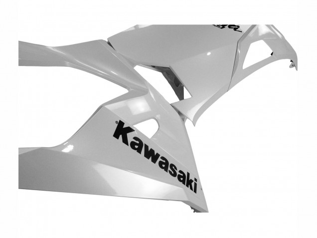 Purchase 2018-2024 Glossy White Kawasaki Ninja 400 Motorcycle Fairings UK