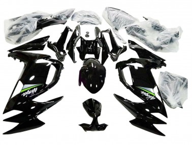 Purchase 2020-2024 Glossy Black Green Kawasaki Ninja 650 EX650 Motorcycle Fairings UK